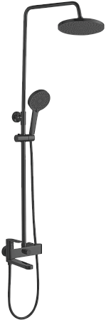 Душевая система тропический душ, Haiba, черный арт. HB24590-7 Душевая система тропический душ, Haiba, черный арт. HB24590-7