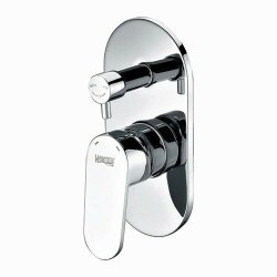 WasserKRAFT Смеситель для ванны и душа donau 5341 цвет: хром