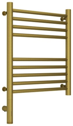 Электрический полотенцесушитель Богема 3.0 прямая 500х400 МЭМ левый (состаренная латунь) Сунержа арт. 051-5804-5040