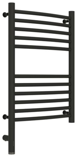 Электрический полотенцесушитель Богема 3.0 выгнутая 600х400 МЭМ левый (тёмный титан муар) Сунержа арт. 15-5802-6040