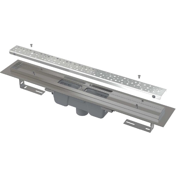 Alcaplast Душевой лоток с решеткой Antivandal, хром арт. APZ1011-1050L