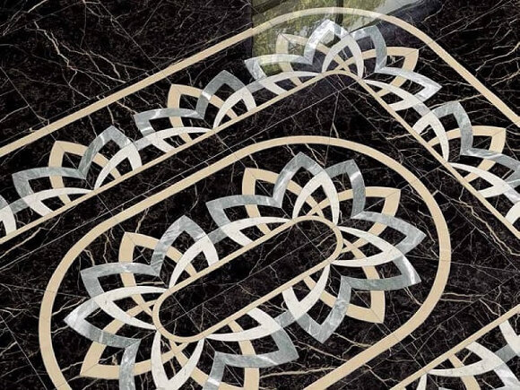 Керамогранит Floor Project Laurent Rosone Fascia Lux 59x59 Charme extra, Italon орнамент - 620120000068