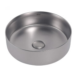 Abber Раковина накладная 360x360мм Bequem, серый арт. AC2108MS