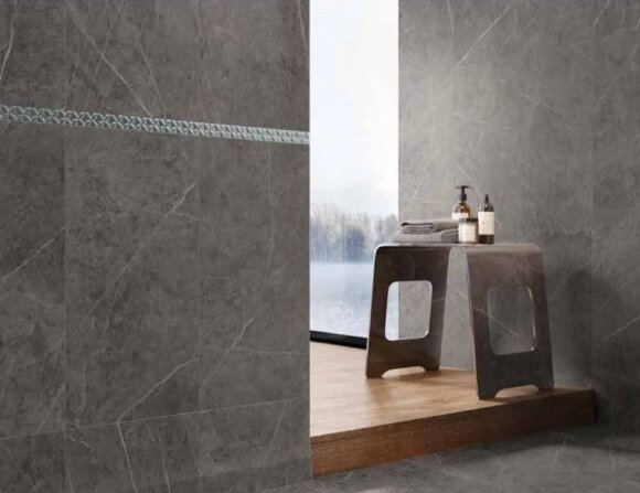 Italon Бордюр Вайб Платинум Lux 2.5x30, орнамент Charme evo - 600100000032 Italon Бордюр Вайб Платинум Lux 2.5x30, орнамент Charme evo - 600100000032