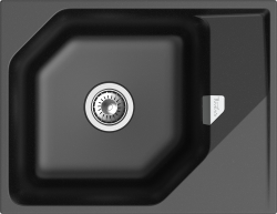 Мойка для кухни 650x500 Locus Rivelato, черная арт. LS-65 nero Мойка для кухни 650x500 Locus Rivelato, черная арт. LS-65 nero