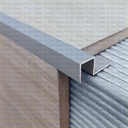 Прямоугольный профиль для защиты края ступени из алюминия H= 8/10 /12 мм арт. CU (CUD-гибкий) Прямоугольный профиль для защиты края ступени из алюминия H= 8/10 /12 мм арт. CU (CUD-гибкий)