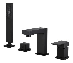 Abber Смеситель на борт ванны Daheim, черный арт. AF8213B Abber Смеситель на борт ванны Daheim, черный арт. AF8213B