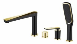 Boheme Смеситель на борт ванны черный золото Venturo арт. 380-B Boheme Смеситель на борт ванны черный золото Venturo арт. 380-B