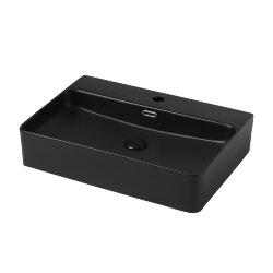 Abber Раковина накладная 610x420мм Rechteck, черный арт. AC2201MB