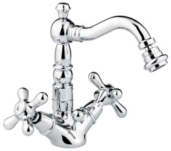 Emmevi смеситель с донным клапаном для биде, Deco Old арт. 12614/BC Emmevi смеситель с донным клапаном для биде, Deco Old арт. 12614/BC