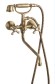 Emmevi смеситель с длинным изливом (25см) и ручным душем для ванной, Deco Classic, хром арт. 12011СМ25/CR
