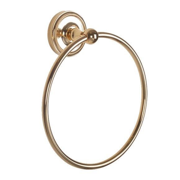Tiffany World Полотенцедержатель "кольцо", подвесной, Bristol, светлое золото TWBR015gold