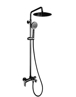 Remer Душевая стойка со смесителем с функцией наполнения ванны Dream D34A8MPUFM25NO Remer Душевая стойка со смесителем с функцией наполнения ванны Dream D34A8MPUFM25NO