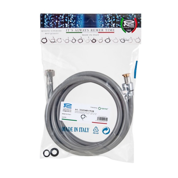Remer Шланг для душа 150 см 332CNMT17538, цвет: хром