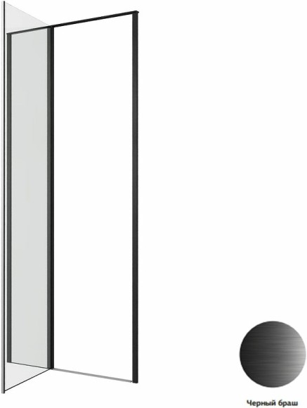 Allen Brau Душевая дверь Priority, черныйбраш - 3.31027.BBA Allen Brau Душевая дверь Priority, черныйбраш - 3.31027.BBA