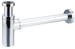 AQG Круглый сифон 1”1/4 из латуни, MINIMALISTA, хром арт. 40S020125