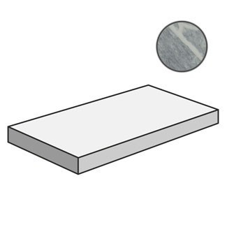 Italon Ступень угловая Atlantic Nat Ang.Sx Левая 120x33, под мрамор Charme extra - 620070001008