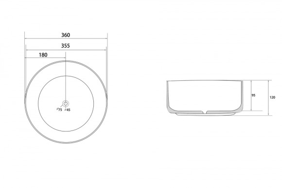Abber Раковина накладная 360x360мм Bequem, хамелеон арт. AC2108Regen Abber Раковина накладная 360x360мм Bequem, хамелеон арт. AC2108Regen