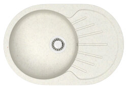 Azario Кухонная мойка Flora 730x450x215 искусственный мрамор, хлопок FLORA арт. CS00079914