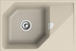 Мойка для кухни 750x500 Locus Rivelato, бежевая арт. LS-75 beige scuro Мойка для кухни 750x500 Locus Rivelato, бежевая арт. LS-75 beige scuro