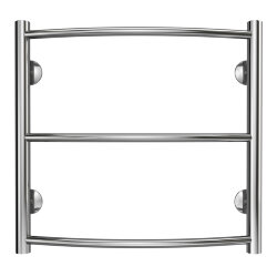 Azario Полотенцесушитель водяной 500/500 3 секции, нижнее/диагональное подключение, 1/2", хром, Verona арт. AZ04155