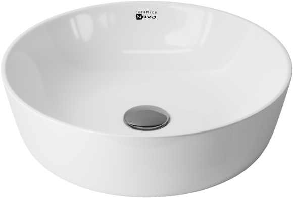 Ceramica Nova Раковина накладная круглая (белый) Element арт. CN1606