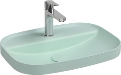 Allen Brau Раковина накладная 55x40 Fantasy, мятный - 4.11034.MT