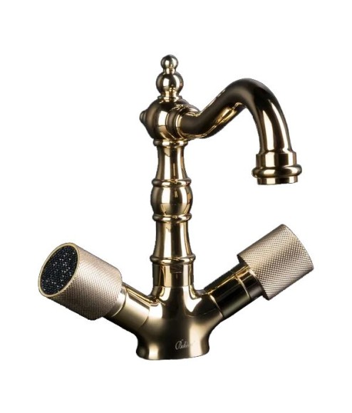 Boheme Смеситель для умывальника, высокий Royal crystal арт. 292-Royal/CRST black