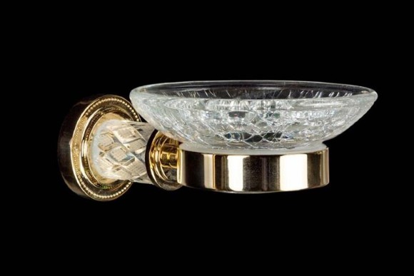 Boheme Мыльница латунь, стекло, золото Murano cristal арт. 10903-CRST-G