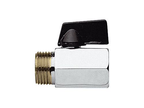 Remer Кран шаровой 3/8" 372MF38, цвет: хром