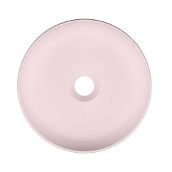 Scarabeo Раковина накладная, без перелива, без отверстий, цвет розовый матовый, Glam арт. 1808 54