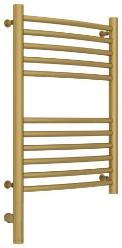 Электрический полотенцесушитель Богема 3.0 выгнутая 600х400 МЭМ левый (матовое золото) Сунержа арт. 032-5802-6040