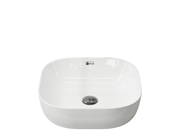 Ceramica Nova Раковина накладная квадратная (белый) Element арт. CN1605