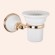 Tiffany World Подвесной cтакан, керамический (белый), Harmony, белый/золото TWHA109bi/oro