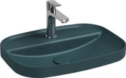 Allen Brau Раковина накладная 55x40 Fantasy, петроль - 4.11034.PT