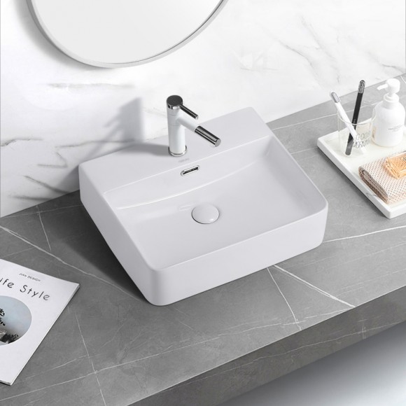 Abber Раковина накладная 500x420мм Rechteck, белый арт. AC2203