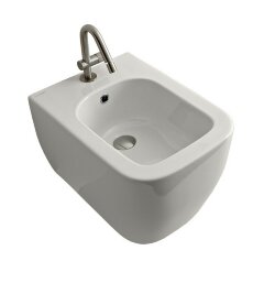 Scarabeo Подвесное биде с одним отверстием цвет белый матовый, Teorema 2.0 арт. 5127 41