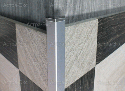 Защитный угловой профиль из алюминия 20x20x10 мм арт. PE