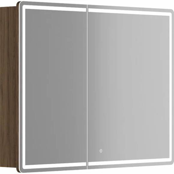 Зеркальный шкаф для ванной комнаты Mirror, LED подсветка, SANCOS Mirror арт. MI100ECH