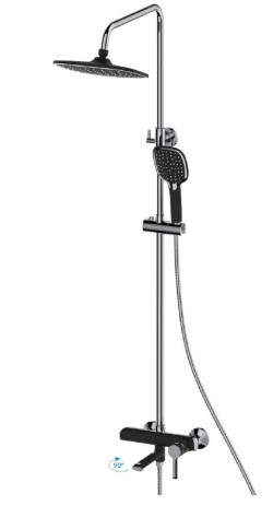 Душевая система тропический душ, Haiba, черный арт. HB24805-7 Душевая система тропический душ, Haiba, черный арт. HB24805-7