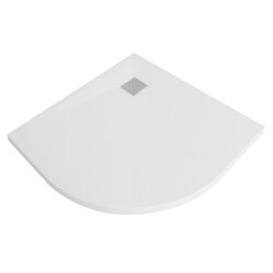 WasserKRAFT Душевой поддон leine 35t01 2,6x90 четверть круга цвет: белый