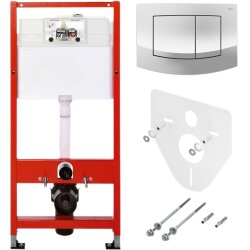 TECE Инсталляция для подвесного унитаза с кнопкой смыва profil арт. 9400405 TECE Инсталляция для подвесного унитаза с кнопкой смыва profil арт. 9400405