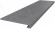 Ступень Фондамента 33x119.5см, клееная серый темный Kerama Marazzi арт. DL501000R\GCF