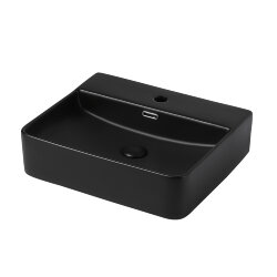 Abber Раковина накладная 500x420мм Rechteck, черный арт. AC2203MB