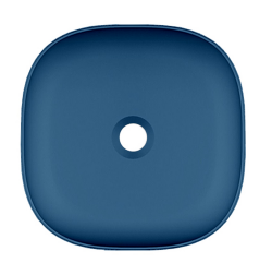 Scarabeo Раковина накладная, без перелива, без отверстий, цвет синий матовый, Glam арт. 1806 56