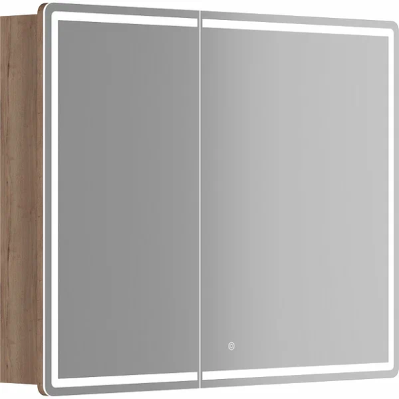 Зеркальный шкаф для ванной комнаты Mirror, LED подсветка, SANCOS Mirror арт. MI100EG