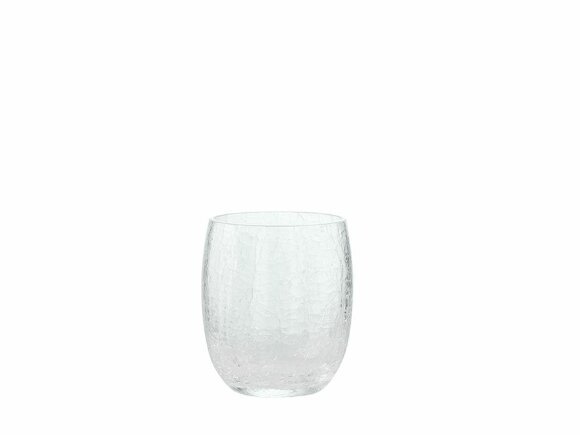 STIL HAUS настольный стакан с эффектом битого прозрачного стекла прозрачный Cracle, арт. 1125(TR)