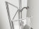 Azario Шторка для ванны 1100*1500 3-х секционная, прозрачное стекло 4 мм, цвет профиля хром, Preston - AZ-NFC6433 1100