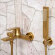 WasserKRAFT Смеситель для ванны с коротким изливом aisch 5501 цвет: золото