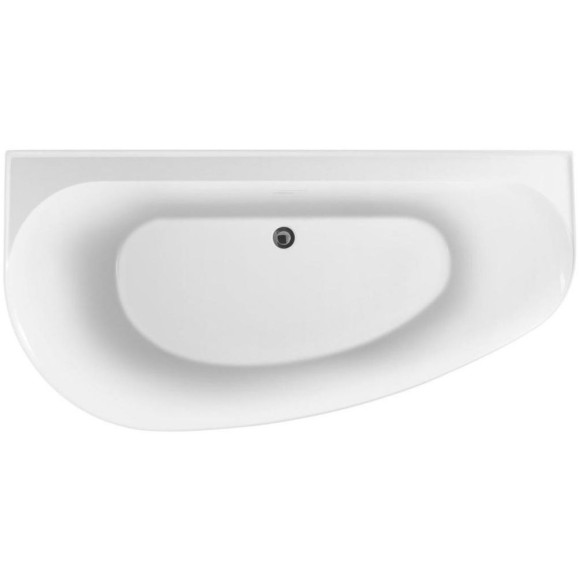 Allen Brau Акриловая ванна 160x78, асимметричная, Priority, 2.31005.21B цвет: белый/антрацит